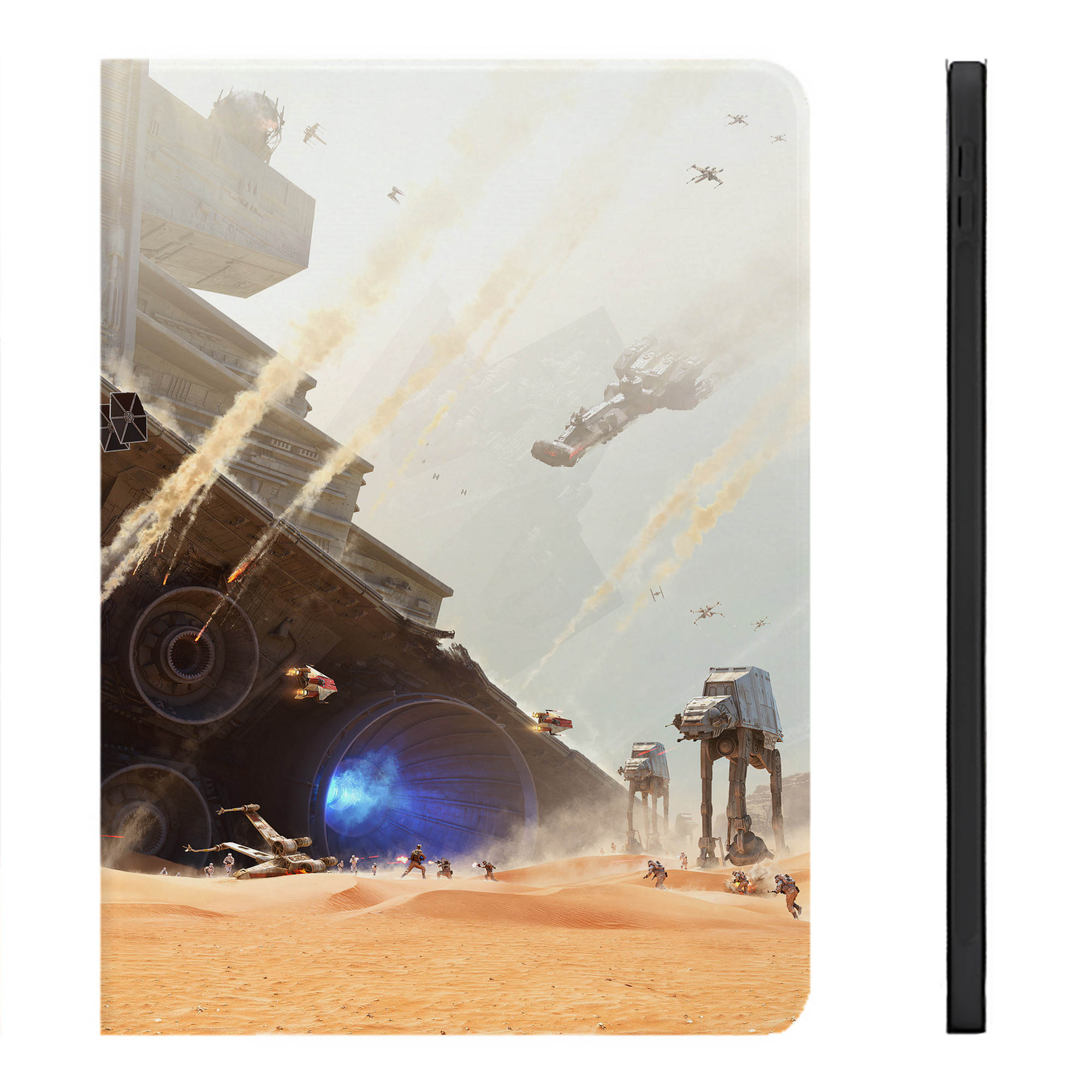 （画像用） スター・ウォーズ Star Wars IPadケース ペンホルダー付き ブックスタイルデザイン
